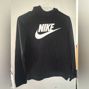 Nike Boys Black Logo Hoodie